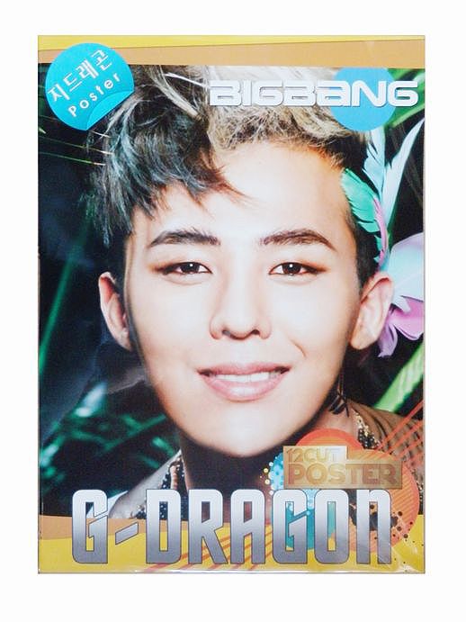 ファッション 日用品 文具 韓流グッズ 通販 お手頃価格 Hanakago ハナカゴ Bigbang G Dragon ポスター ブロマイド A3 サイズ 12枚入り